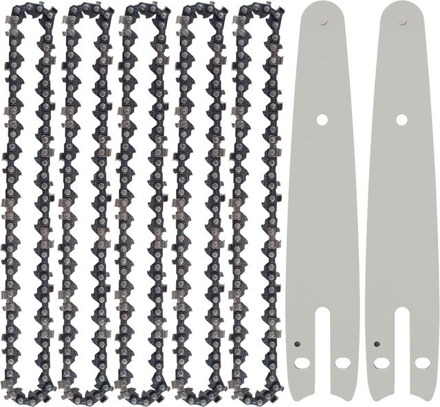 Hands DIY Mini Kettensäge mit 6 Zoll Karbid-Kette in Silber - Bild 1