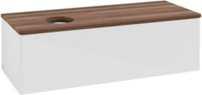 V&B Waschtischunterschrank Antao mit Beleuchtung, Farbe Weiß, B/T/H: 120 x 50 x 50 cm - Bild 1