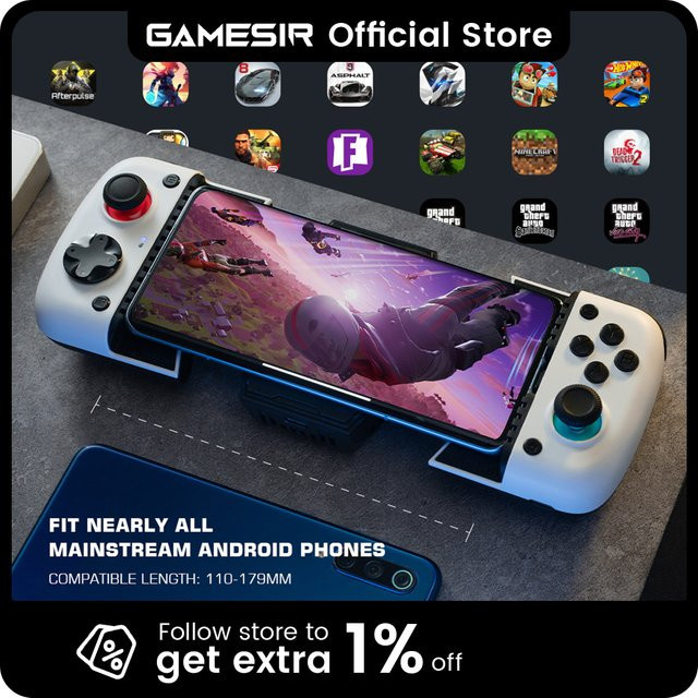 GameSir X3 Mobiltelefon-Gamepad mit Kühlventilator für Cloud-Gaming Xbox Game Pass, STADIA, xCloud und GeForce Now - Bild 1