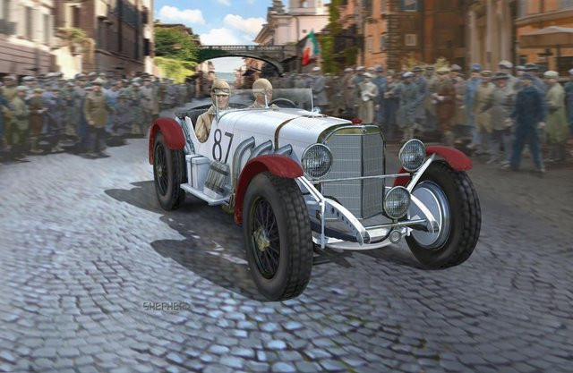 Revell Mercedes-Benz SSKL Automodell Bausatz, 1:32 - Bild 2