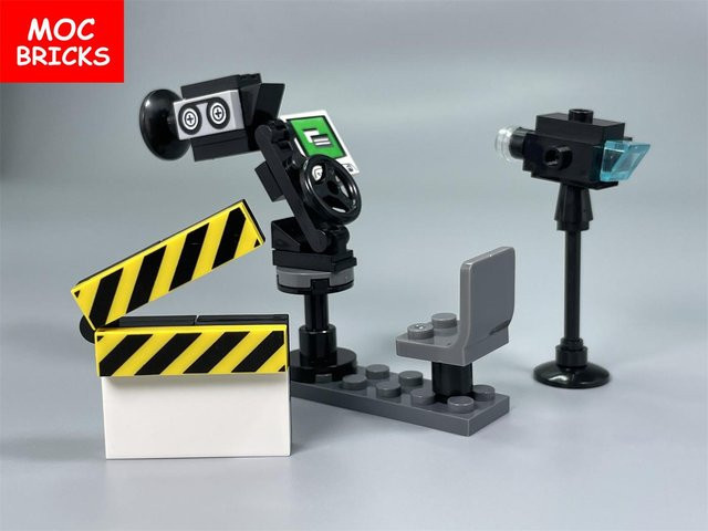 Yiran toy MOC Bausteine Regisseur Video Werkzeug Klappbrett, ab 6 Jahren - Bild 1