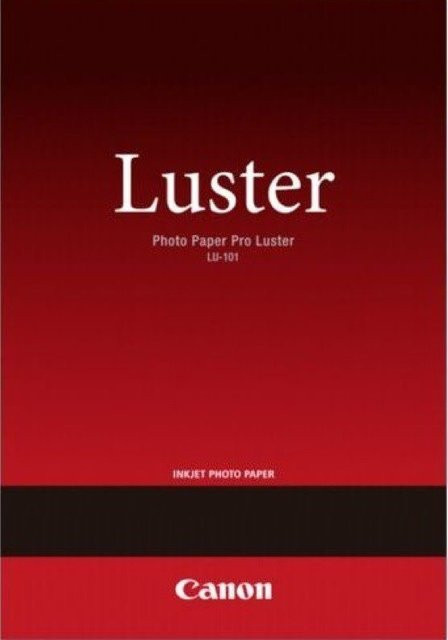 Canon Photo Paper Pro Luster LU-101 Glanzfotopapier Weiss, A2, 25 Blatt - Bild 1