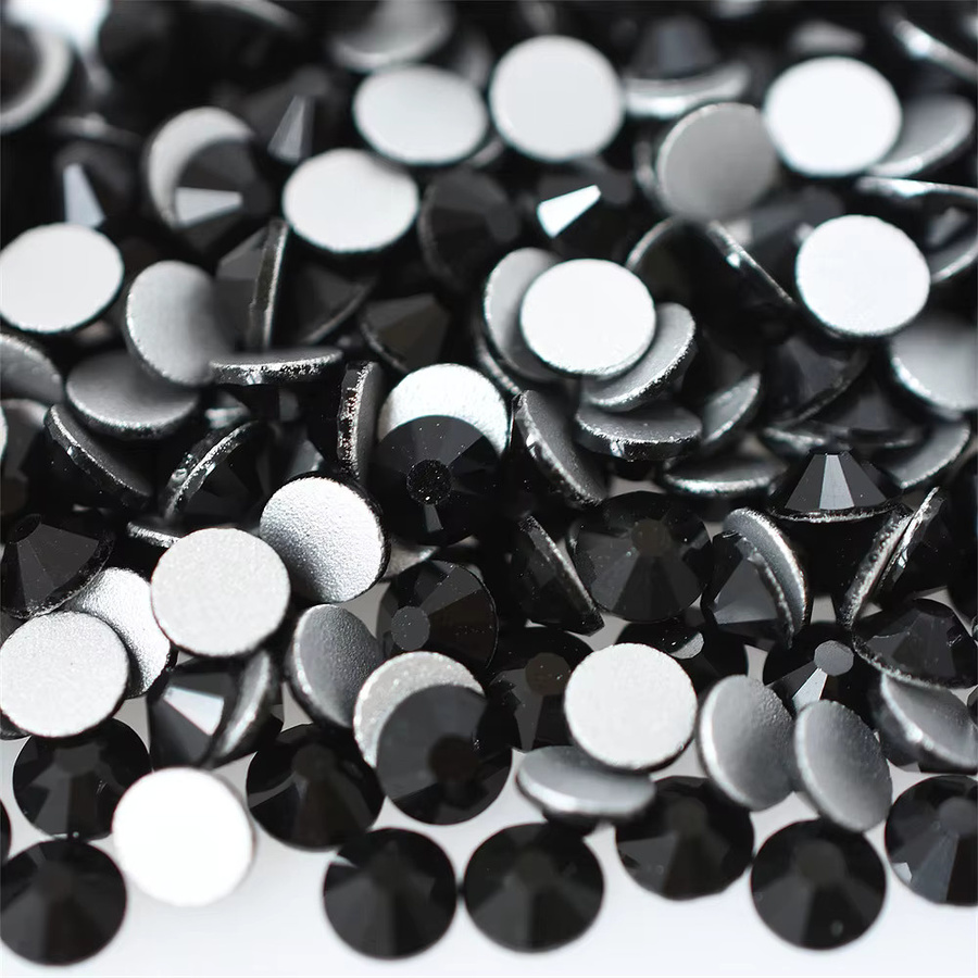Strass Lose Steine Kristalle, Schwarz, DIY Charme - Bild 2