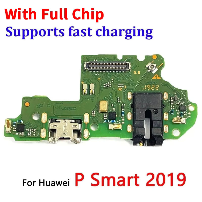 Huawei P Smart 2019, P Smart Plus 2019 und P Smart 2021 USB Port Ladegerät Dock Connector mit Micro USB Flex Kabel in Grün - Bild 2