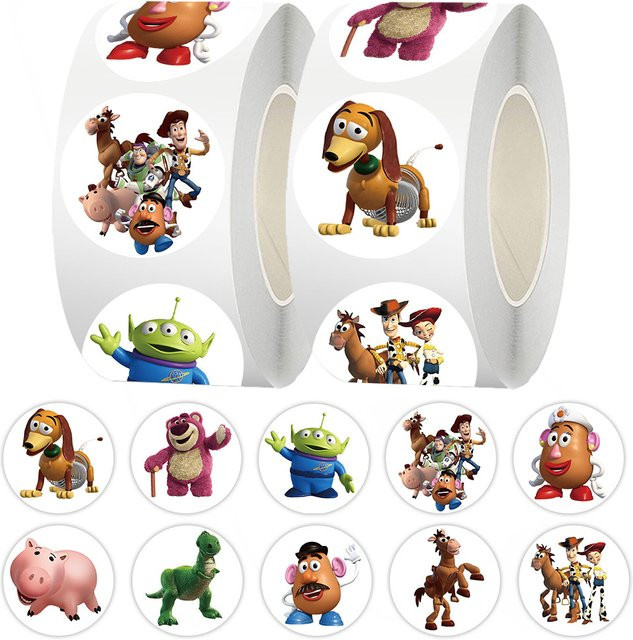 Disney Toy Story Buzz Lightyear Sticker Set, 500 Stück, Multicolor, Graffiti-Aufkleber für Laptop, Handyhüllen und Notizbücher - Bild 1