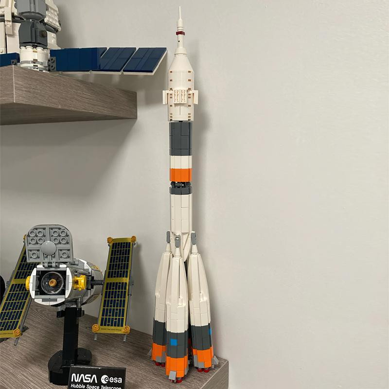 Yiran Toy Sojus-Raketen-Sammlung Bausteine Trägerrakete ab 14 Jahren - Bild 3