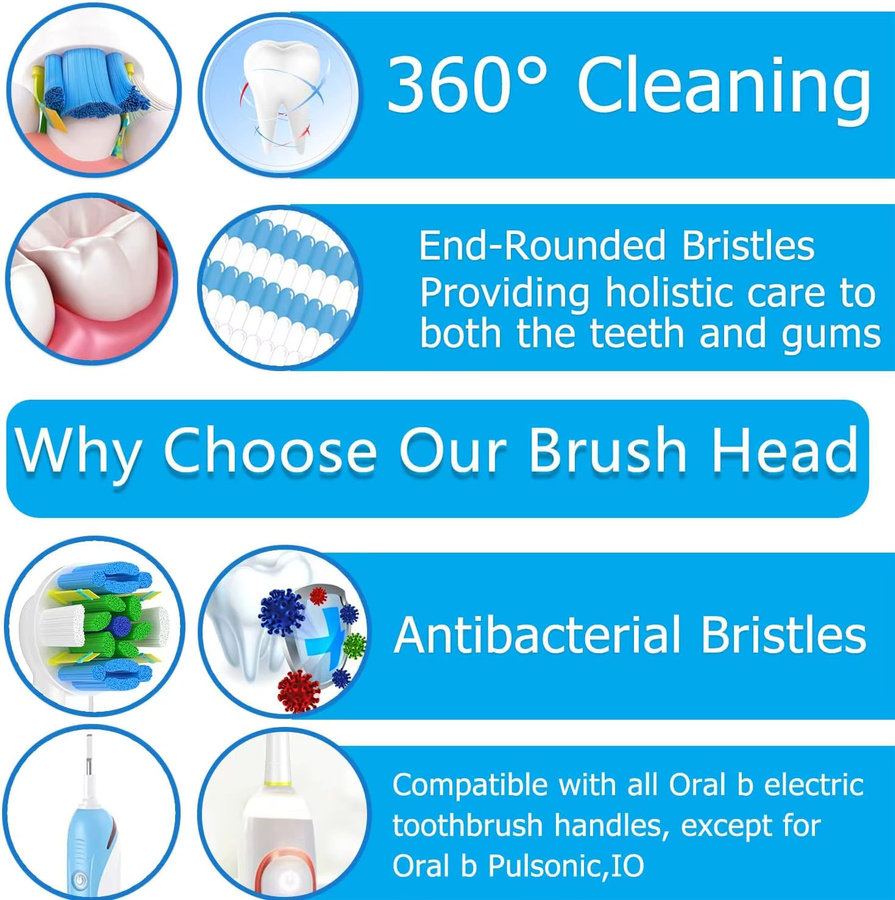 Oral B Ersatzbürstenköpfe Floss Action, 4 Stück - Bild 2