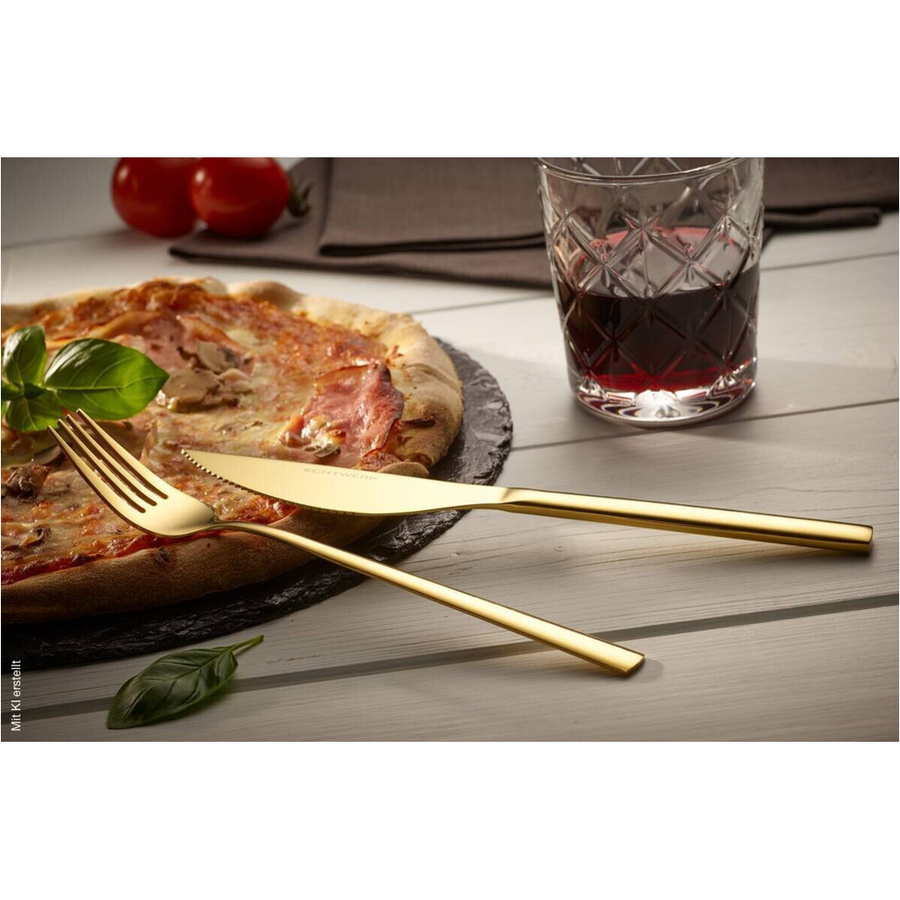 ECHTWERK Pizzabesteck-Set Bari aus Edelstahl in Gold, 4-teilig - Bild 2