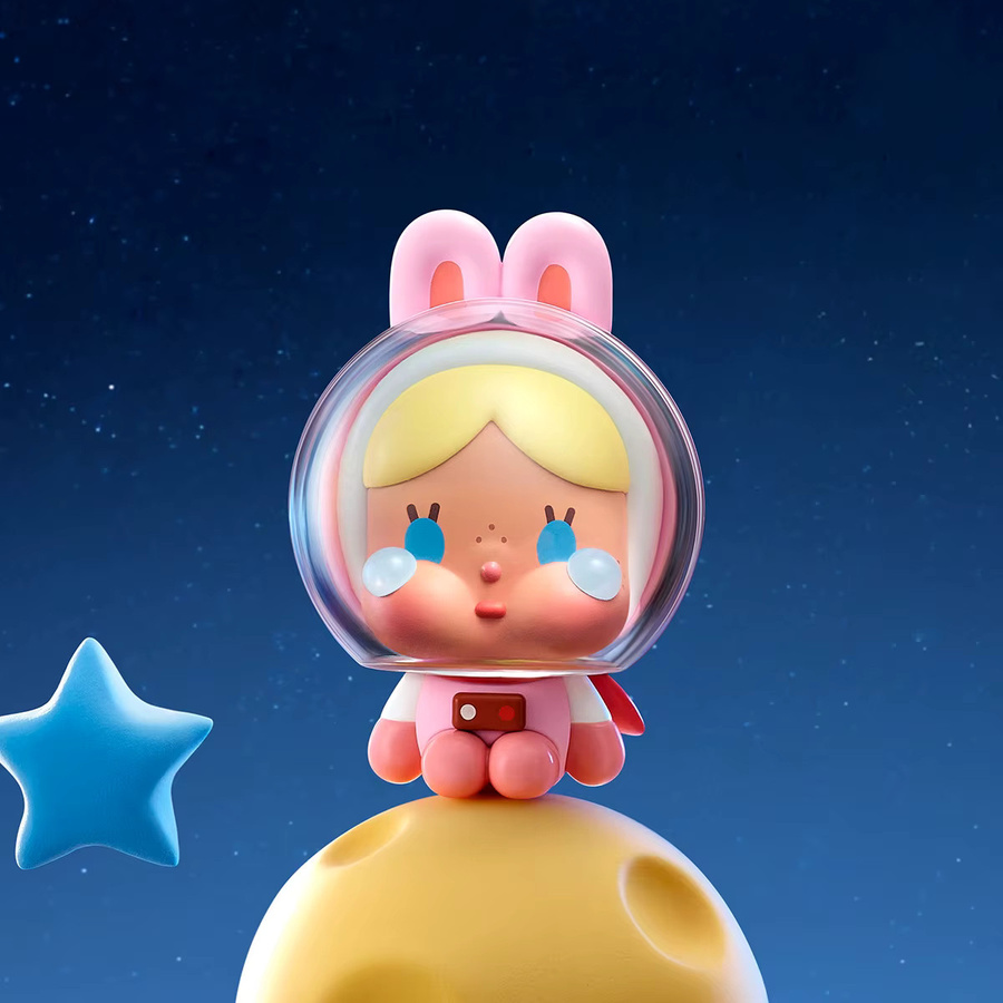 POP MART CRYBABY CRYING TO THE MOON-SITTING SERIES Blind Box Figuren, Multicolor, Sammlerfiguren - Bild 2