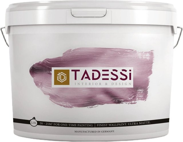 Tadessi Wandfarbe Color Vista Dunkellavendel Violett Matt Dispersion 2,5 l - Bild 1