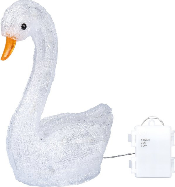 LED-Dekofigur Leuchtschwan - Bild 1