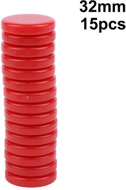 EmilyWoo Schachfiguren, Rot, Kunststoff, 15-teiliges Set - Bild 1