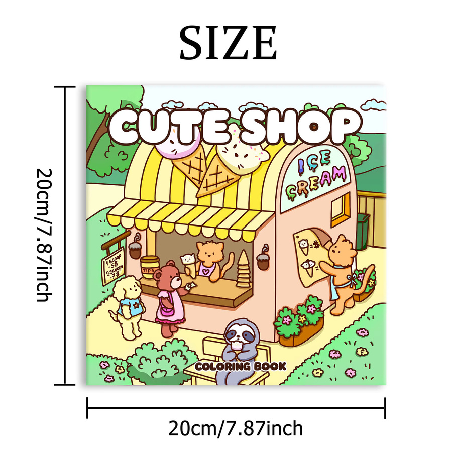 CUTE SHOP Malbuch, Tiere, Bunt / Mehrfarbig - Bild 2