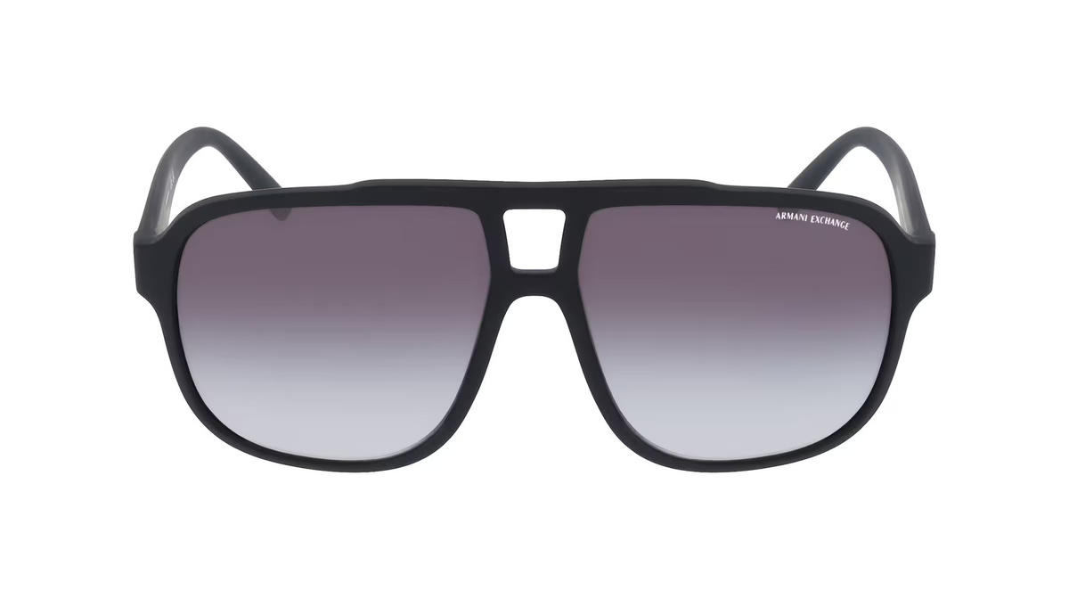 Armani AX4104S Sonnenbrille, Vollrand, Eckig, Kunststoff, Herren, schwarz - Bild 1