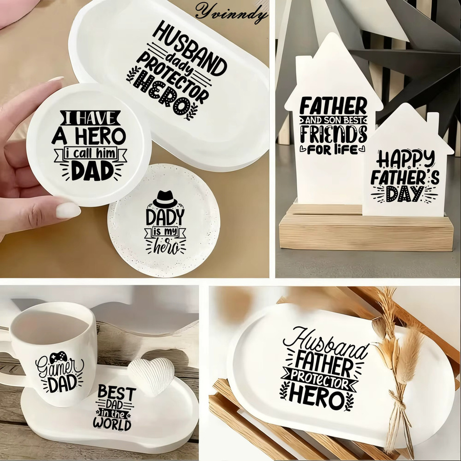 Beste DaD 40 Stück UV DTF DIY Transferaufkleber für Tassen, Computer und Scrapbooks - Bild 4
