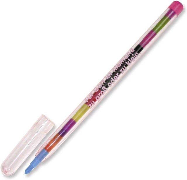 Uljö Farbstift mit Flitter-Effekt in Multicolour - Bild 1