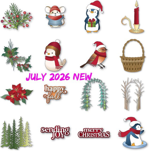 Jingle Mouse Metall-Stanzform für DIY Scrapbooking und Papierhandwerk in Multicolour - Bild 1