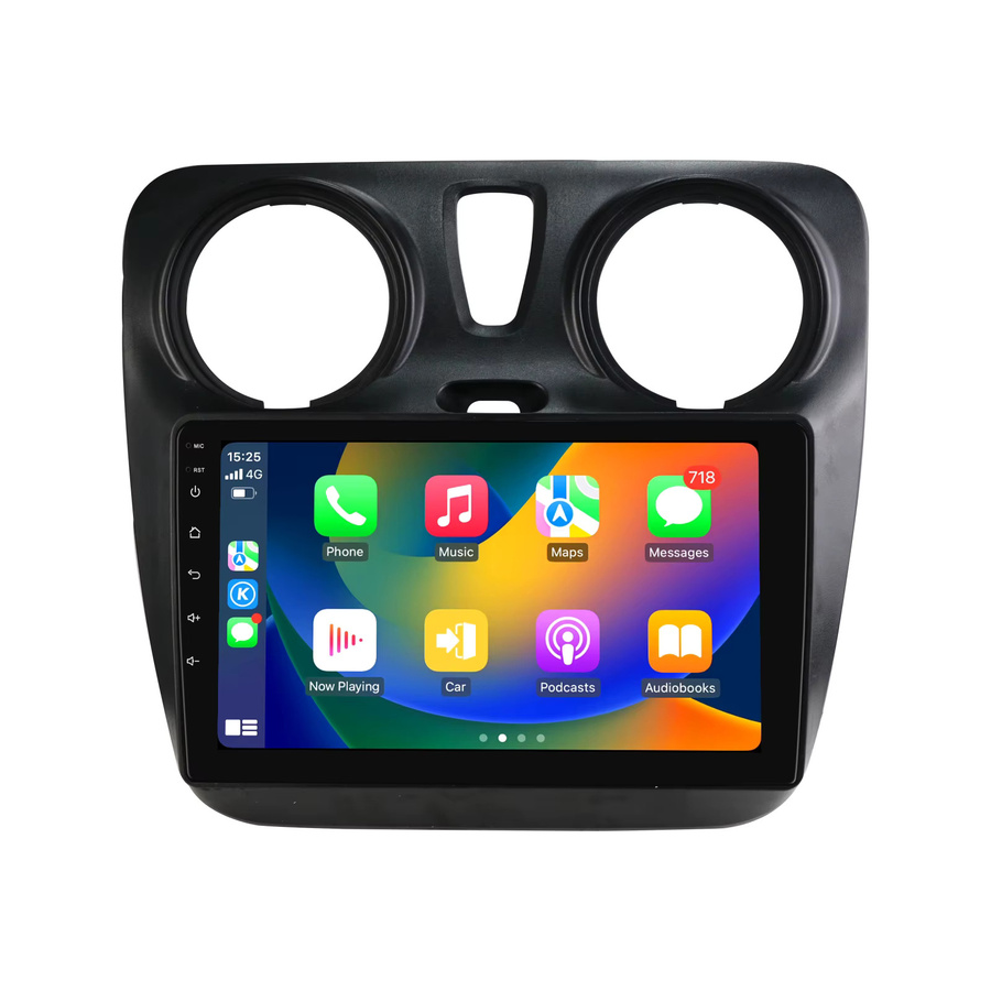 OSSURET Android-Autoradio-Player für Dacia Dokker und Renault Lodgy (2012–2021) mit Carplay, GPS und Snapdragon 6115 Prozessor, Schwarz, 2 DIN - Bild 6