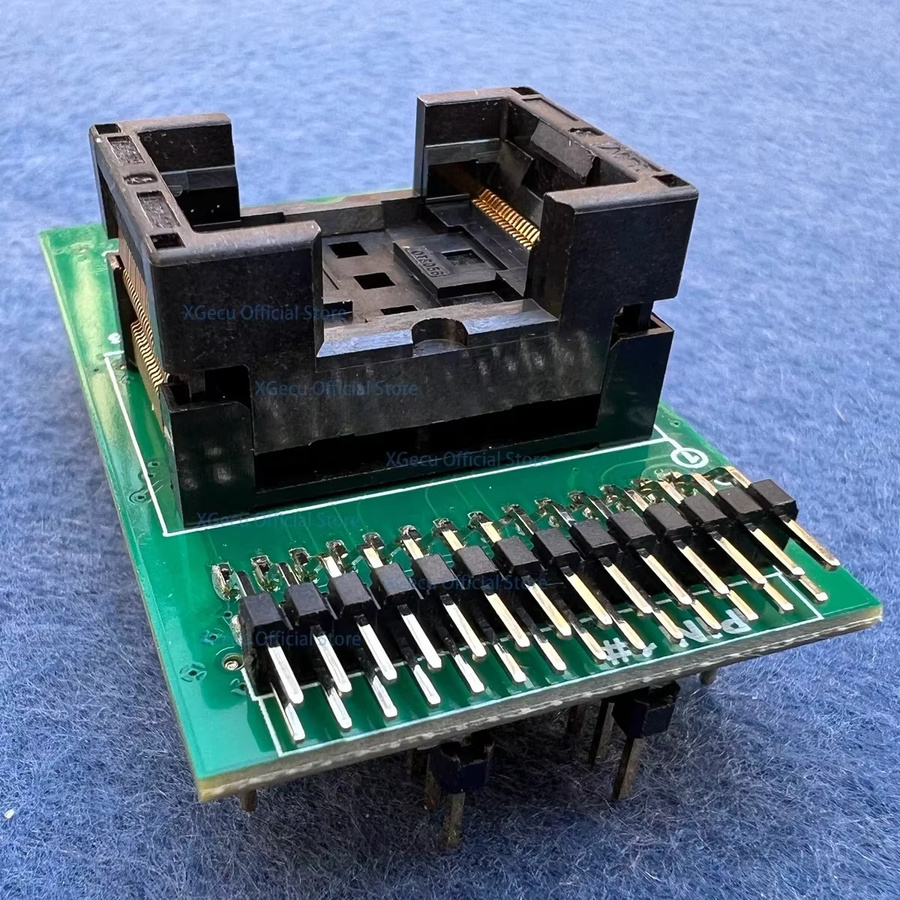 XGecu TSOP32/40/48/56 ZIF-Adapter T76_F56_05-002 V1.0 in Grün für den T76 Programmierer - Bild 2