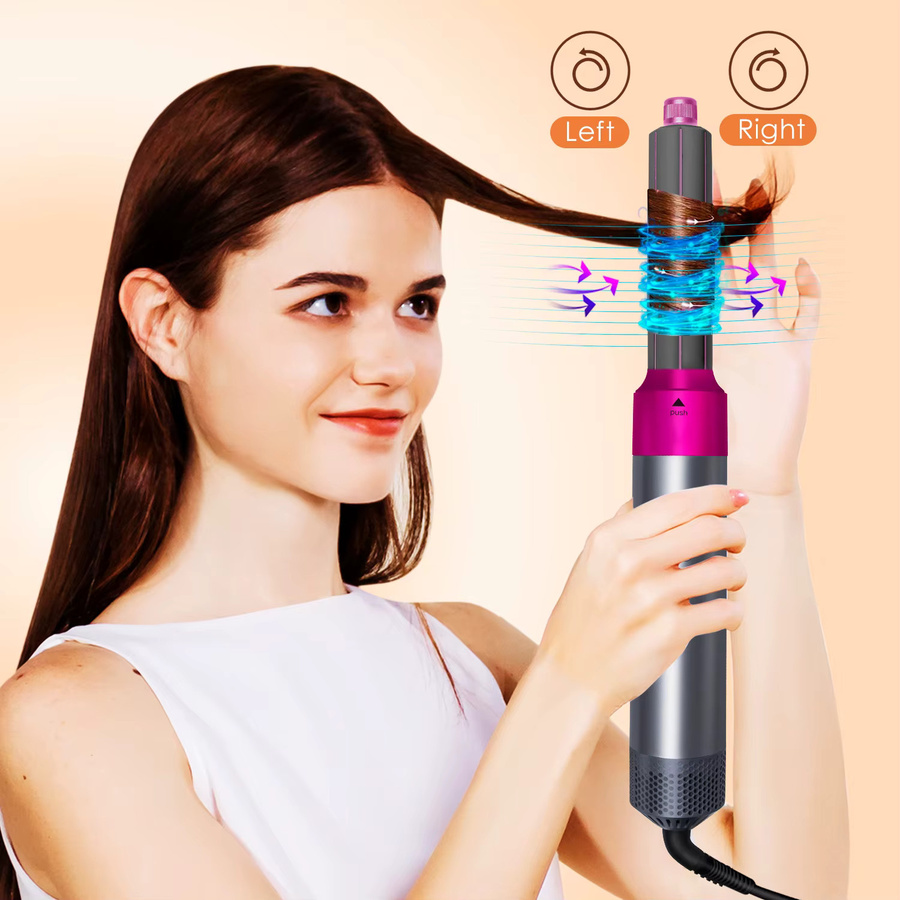 KATEENG 5-in-1 Styling-Set Glätteisen Lockenstab Heißluftbürste Haartrockner - Bild 6
