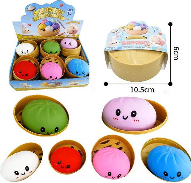 Bandai Dumpling-Squishy, Anti-Stress-Ball, Schaumstoff - Bild 1