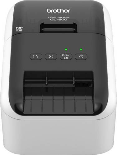 Brother P-touch QL-800 Etikettendrucker Thermodirekt mit Rot-Schwarz-Druckfunktion und USB-Anschluss - Bild 1