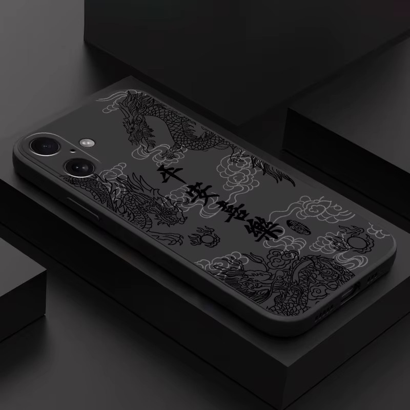 Niedrige chinesische Drachen Handyhülle für Xiaomi Mi 14T 13 12 12T 11 10T Poco X5 F5 M5 X4 M4 X3 M3 Lite Pro 4G 5G - Bild 3