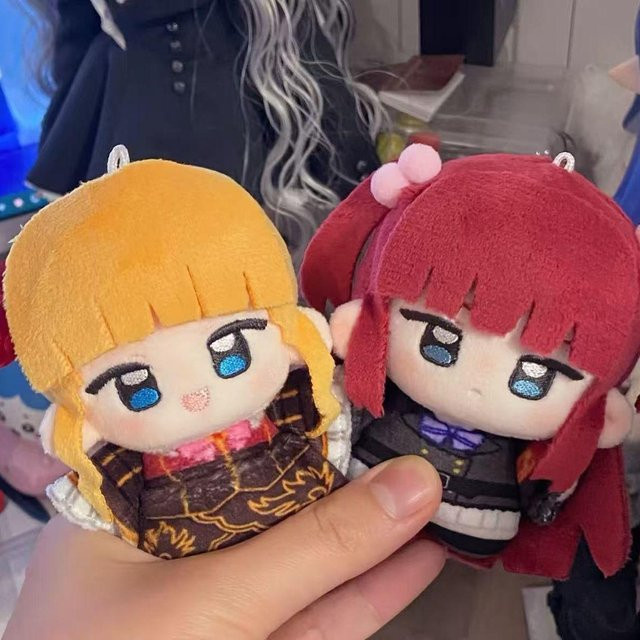 Yiran Health & Beauty Umineko When They Cry Beatrice & Ange Ushiromiya Plüschpuppe, Chibi Kuscheltier Anhänger, 10cm, ab 18 Jahren - Bild 1