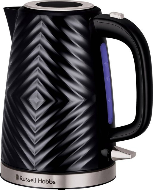 Russell Hobbs Wasserkocher aus Edelstahl in Schwarz und Silber mit 1,7 l Fassungsvermögen - Bild 1
