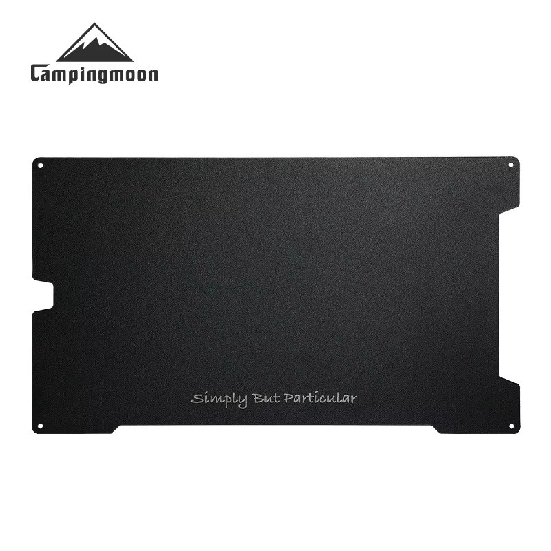 MOUNTAINHIKER Klappbarer Campingtisch aus Aluminiumlegierung in Schwarz, rechteckiger Outdoor-Tisch mit mattem Metallfinish - Bild 3