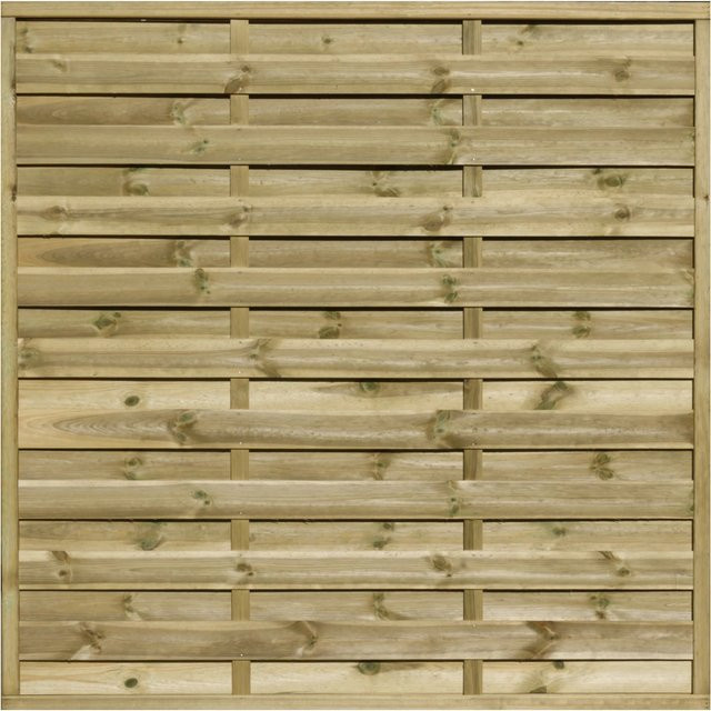 T & J Sichtschutzzaun Eco kdi in Grün, B/H: 180 x 180 cm - Bild 1