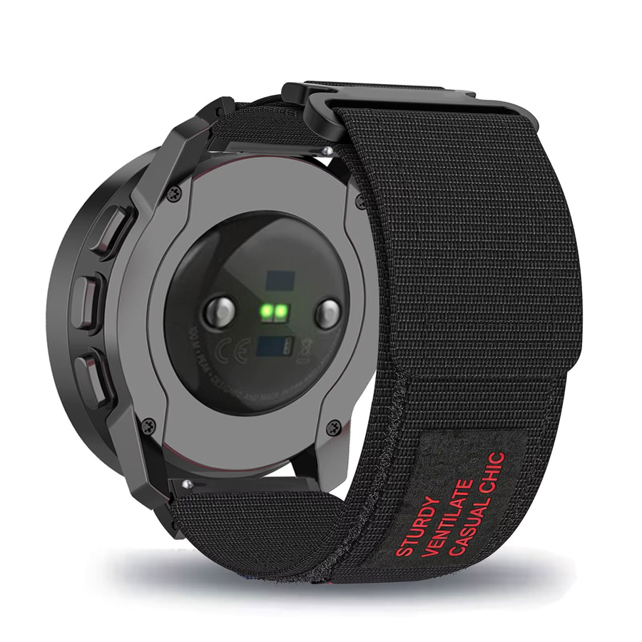 Suunto Uhrenarmband, Nylon-Klettverschluss, Schwarz, Unisex - Bild 2
