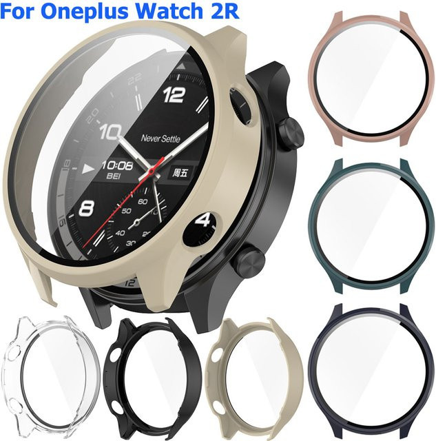 OnePlus Schutzhülle für OnePlus Watch 2R, harter Rahmen, Glas, blau, multicolour - Bild 1