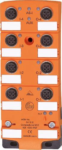 ifm Electronic I/O-Modul AC2412 mit 4 digitalen Ausgängen in Orange - Bild 1
