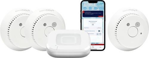 Homematic IP Starterkit Rauchwarnmelder für 3 Räume in Weiß HmIP-SK27+HmIP-SWSD-2 - Bild 1