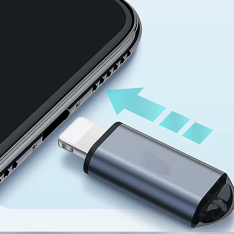 DATA FROG Universal IR-Fernbedienung Mini-Adapter für Smartphone mit Micro USB und USB Typ-C in Grau - Bild 2