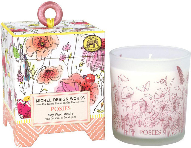 Michel Design Works Duftkerze Posies aus Sojawachs in Multicolour mit 45h Brenndauer - Bild 1