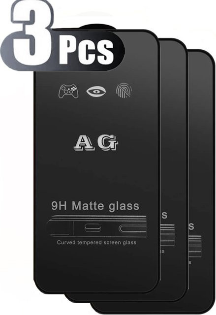 3er-Set mattes gehärtetes Schutzglas für Xiaomi Mi 15 14 14T 13 13T 12T Poco F3 F5 F6 X6 Pro Redmi Note 12 13 Pro in Transparent - Bild 1