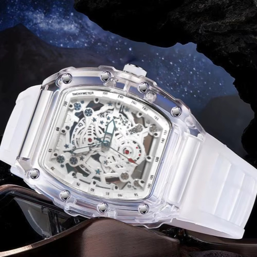 STARPERISH Armbanduhr Quarz, Kunststoffgehäuse, Weiß, Herren - Bild 4