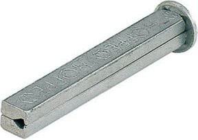 Hoppe I-Profilstift 4-Kant, Durchmesser: 8 mm, Länge: 60 mm, verzinkter Stahl, Silber - Bild 1
