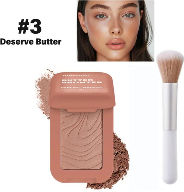 Lakerain Bronzer Blush Highlights Palette, Puder, Schimmernd, Unisex - Bild 1
