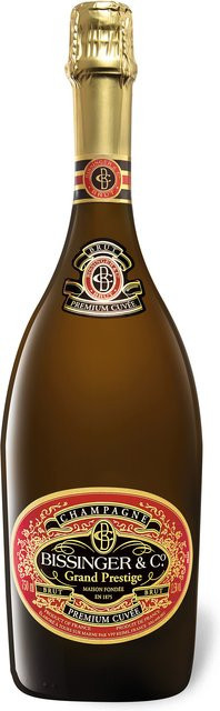 Bissinger Grand Prestige Premium Cuvée brut Champagner 0,75 l - Bild 1