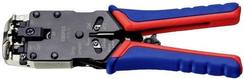 Knipex Crimpzange für Modularstecker RJ10, RJ11, RJ12, RJ45 aus Chrom-Vanadium-Stahl in Multicolor - Bild 1