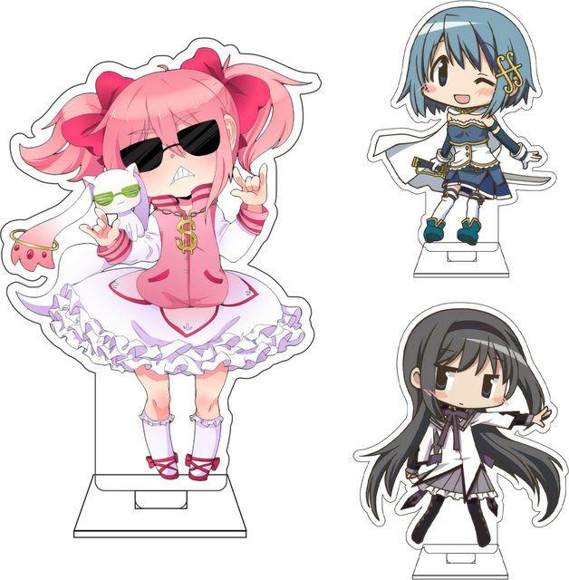 Bandai Puella Magi Madoka Magica Akemi Homura Kaname Madoka, Acryl-Figur Standfigur, 10cm - Bild 1