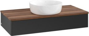 V&B Waschtischunterschrank Antao mit Beleuchtung, Farbe Weiß, B/T/H: 100 x 50 x 19 cm - Bild 1