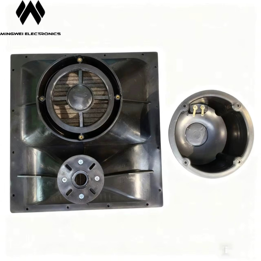 Prohsaudio KV400 Professioneller Lautsprecherhorn-Wellenleiter mit 1,4 Zoll Membran für PA-Audio Hochmitteltöner in Schwarz, B/T/H: 40 x 40 x 29,7 cm - Bild 2