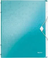Leitz Ordnungsmappe WOW Displaybook mit 6 Fächern für A4 in Blau, Grau oder Türkis - Bild 1