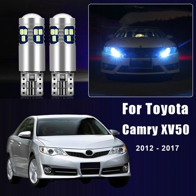 YaLumei T10 W5W LED-Lampen für Toyota Camry 50 XV50 (2012-2017), 2er-Set Breitparklicht-Zubehör - Bild 1