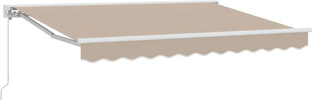vidaXL Manuell Einziehbare Markise Beige B: 300 cm, T: 250 cm - Bild 1