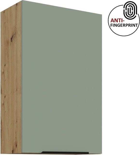 ARIA Hängeschrank Küchenzeile Aquamarin Blau Matt Anti Fingerprint Höhe: 90 cm, Breite: 50 cm - Bild 1